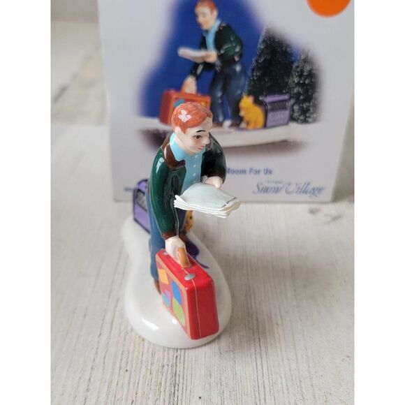 Dept 56 55430 they have a room for us snow village accessory Xmas kitty - Picture 5 of 7